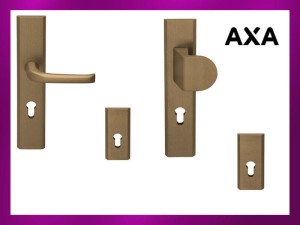 Klamka zewnętrzna AXA Niagara Plus - kolor stare złoto