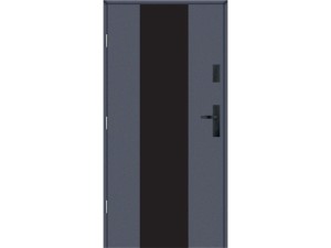Drzwi zewnętrzne KMT Stal 54 Plus Aplikacja Glass 1A