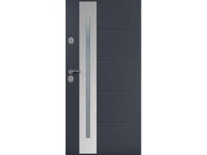 Drzwi wejściowe Delta Universal Gładkie Pasek Slim