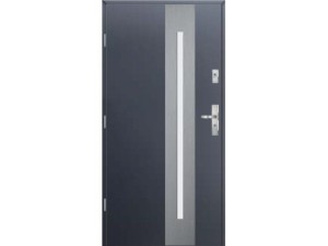 Drzwi zewnętrzne KMT Stal 54 Plus Silver 11s7