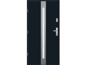 Drzwi zewnętrzne KMT Stal 75 Plus Silver 11s9