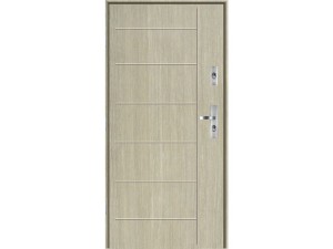 Drzwi wejściowe KMT Stal 54 Akustyczne Pełne 14B