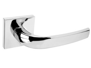 Klamka wewnętrzna Roothkin Luca QR14 - rozeta kwadratowa, chrom