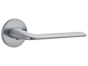 Klamka wewnętrzna Roothkin Stina Slim R17 - rozeta okrągła, chrom satyna