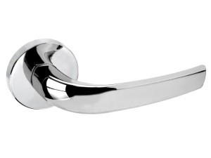 Klamka wewnętrzna Roothkin Luna R9 - rozeta okrągła, chrom