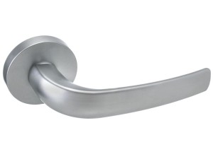 Klamka wewnętrzna Roothkin Luna R9 - rozeta okrągła, chrom satyna