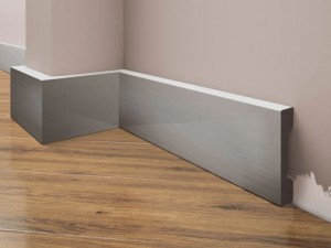 Listwa przypodłogowa, cokół Creativa LPC-23a kolor aluminium