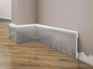 Listwa przypodłogowa, cokół Creativa LPC-11a kolor aluminium