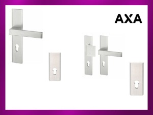 Klamka zewnętrzna AXA Haga - kolor srebro